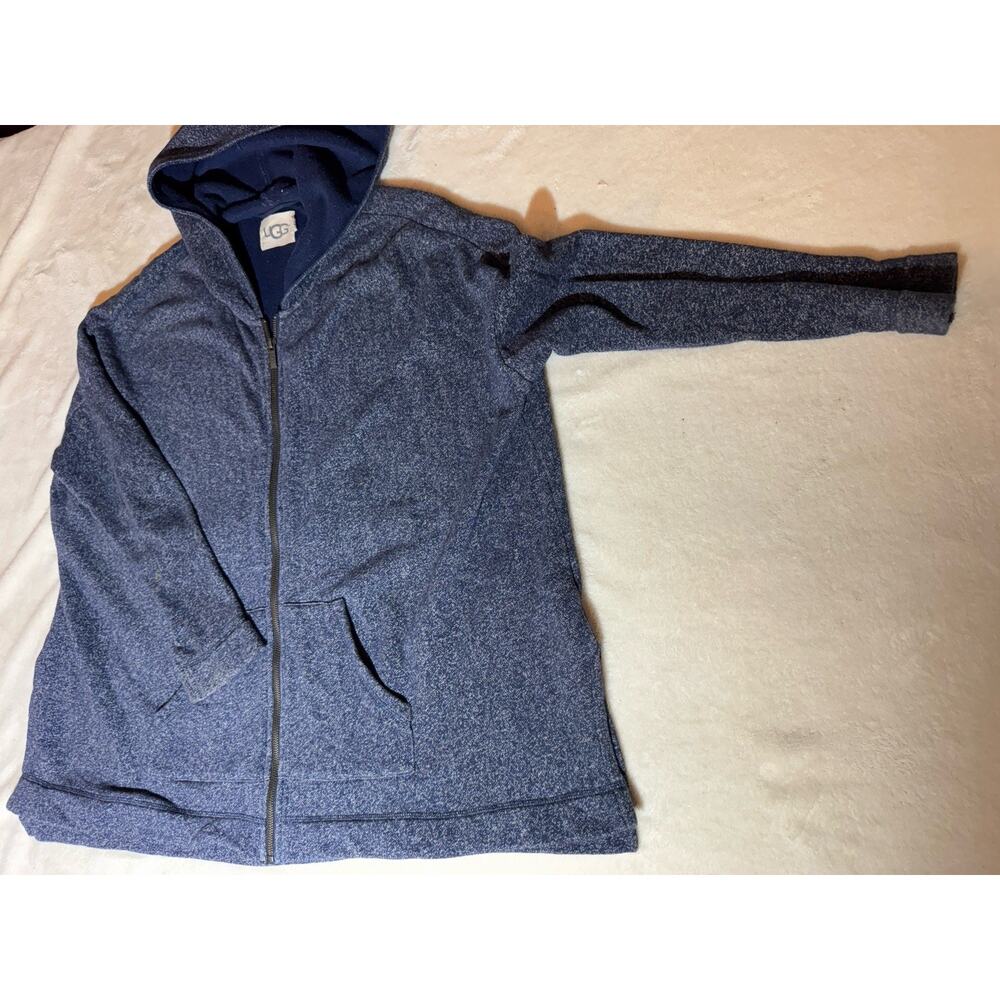Oversized Uggs Zip Up Hoodie Size Medium Blue Loose Fit